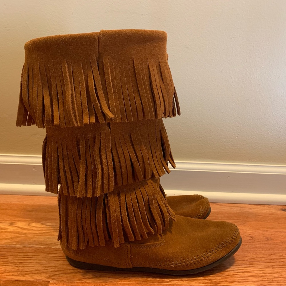 Genuine Leather Minnetonka Moccasins